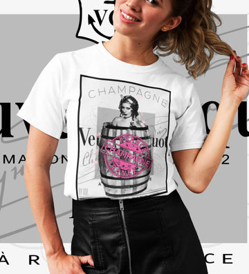 Vintage Champagne Girl